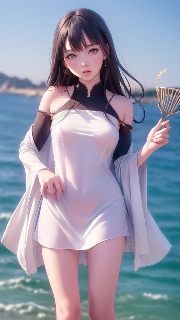 sailor moon、Rei Hino、Straight long almost purple、(muste piece: 1.1), (best quality: 1.1)、(highly detailed skin), (best quality:1.0), (ultra high resolution:1.0) ,(realistic photo:1.0), (Super detailed:1.0), (8K, Raw photo:1.1),