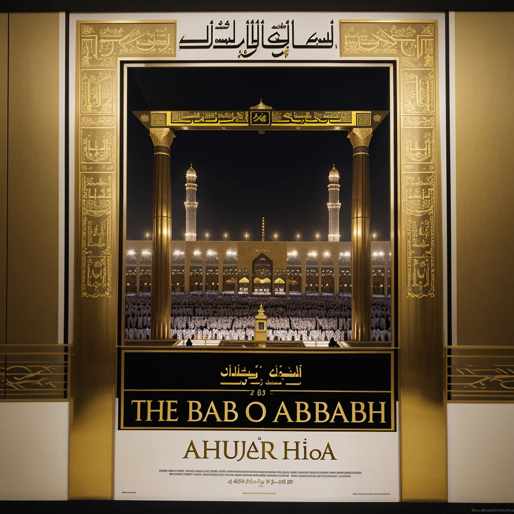 A poster showing the Kaabah