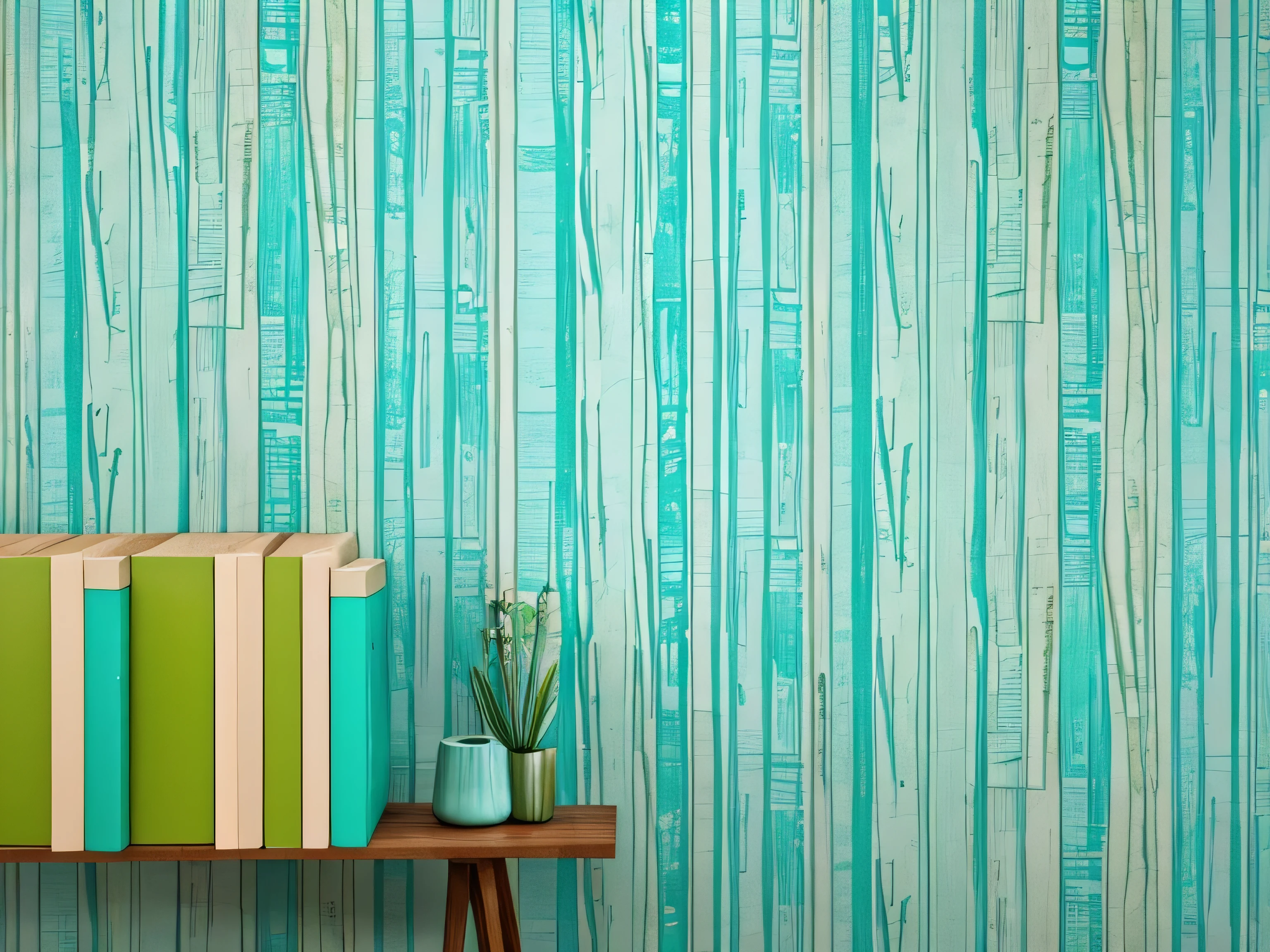 bottom, Turquoise Green Wood Wallpaper, Ultra HD, 8K, HD, copy space space