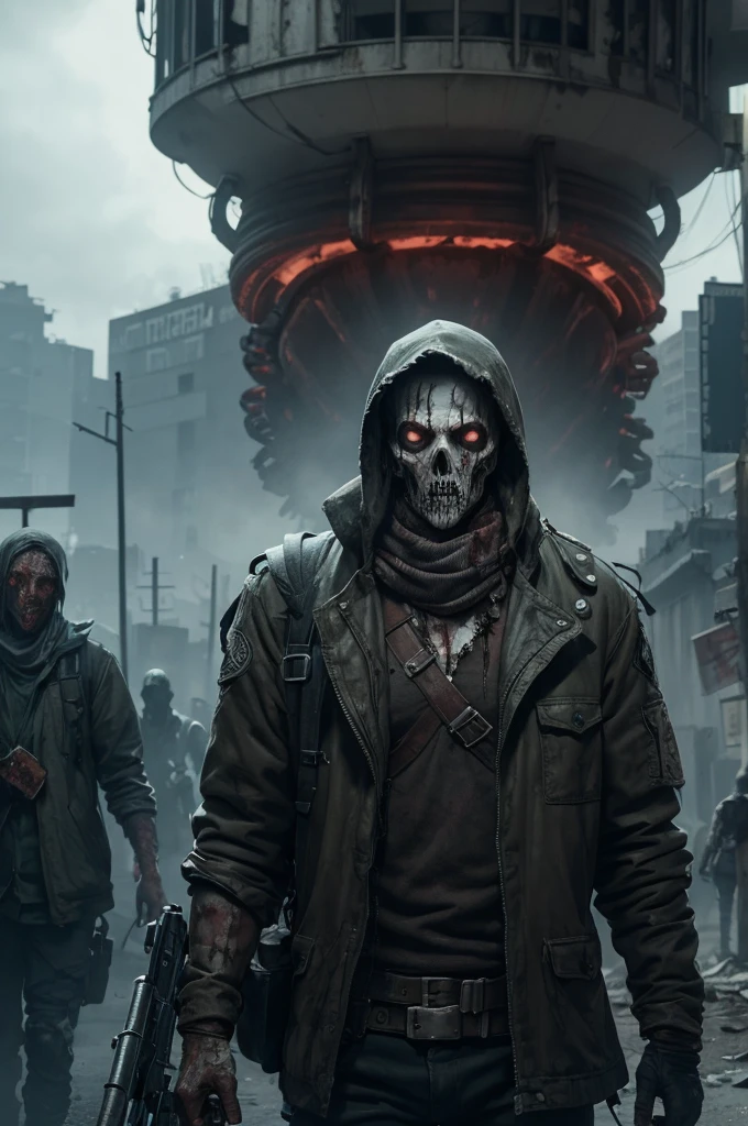 Create a post-apocalypse world in which an infection has turned a large number of people into the living dead