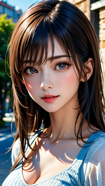 masterpiece, 最high quality, Ultra-high resolution, (Realistic:1.4), Beautiful face in every detail, high qualityの衣類, Amazing European Women, very cute, Portraiture, 肌が柔らかくてPerfect Face、Perfect Face, Shoot your hair, 8K resolution,Super Realistic,Very detailed,high quality, Broad perspective