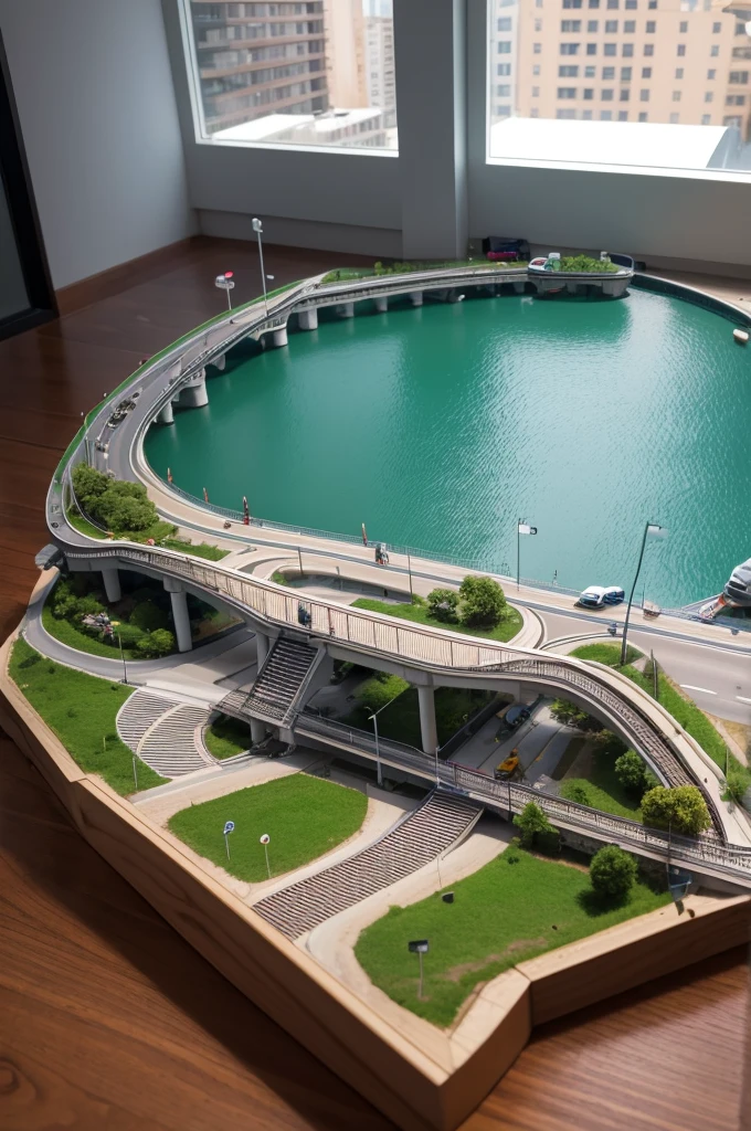 diorama na escala 1:64 para Hotwheels