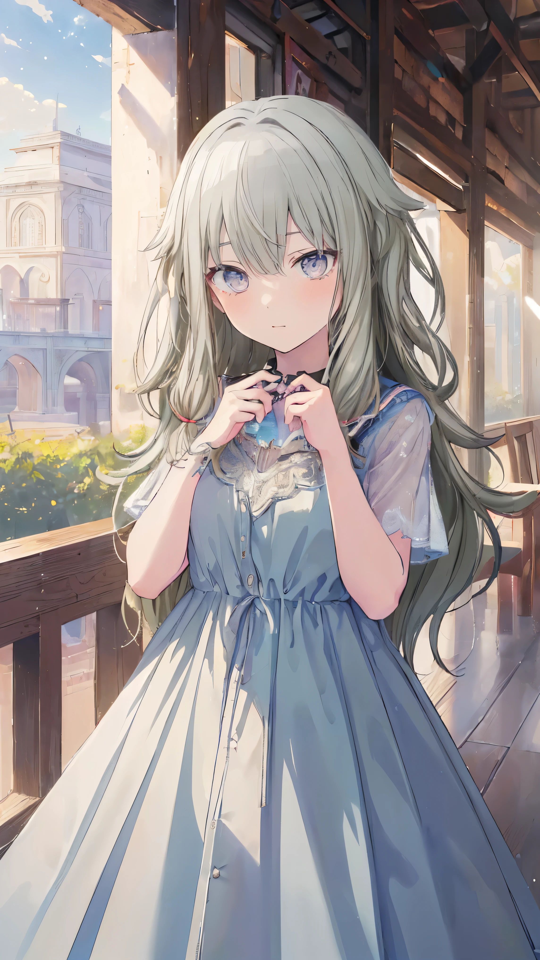 (masterpiece, 最high quality:1.6),Best image quality、最high quality、Lori、Girl、 Cute pose, masterpiece, Anime art style, Cute moves、Most detailed, high quality、Shiny Hair、Very fine and beautiful bright eyes、nose blush、Very detailed, clear and beautiful face, Awards, (((Anatomically correct))、Cowboy Shot