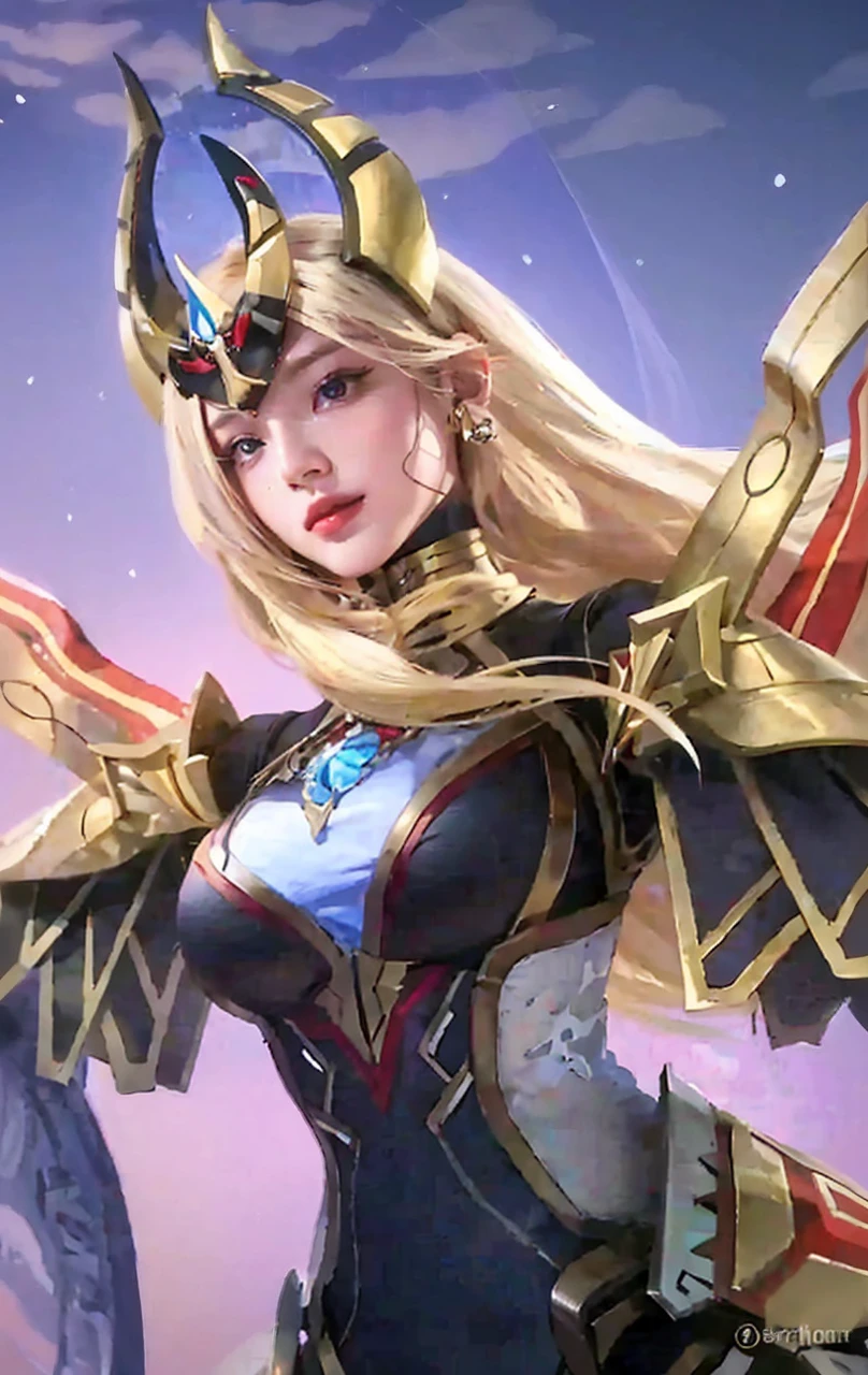 Masterpiece, best picture quality, high quality, beautiful woman, Japanese, popular Korean makeup, detailed, swollen eyes, detailed eyes, detailed skin, beautiful skin, ultra high resolution, (reality: 1.4),very beautiful, slightly younger face, beautiful skin, slender, (ultra realistic), (illustration), (high resolution), (8K), (very detailed) (best illustration), (beautifully detailed eyes), (super detailed), (wallpaper), (detailed face), looking at viewer, fine detail, detailed face, pureerosfaceace_v1, smiling, looking straight ahead, looking straight ahead, angle from waist up, realistic photo, bright lighting, professional lighting, black hair (some green), long hair, dark ruins, big red moon, gorgeous red and black dress, mature woman, long stylish bangs,