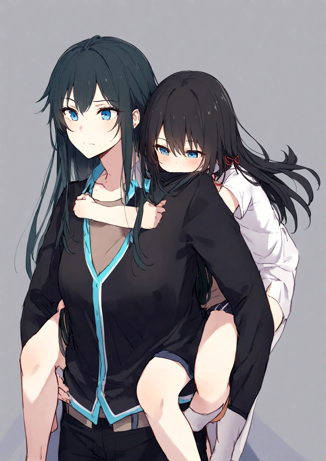 NSFW,masterpiece,Highest quality,High resolution,Super detailed,Yukinoshita Yukino\(My Youth Romantic Comedy is Wrong as Expected\),Black Hair,Long Hair,Light blue eyes,Turtleneck sweater,Sleeveless,Small breasts,Open clothes,Dissatisfied face,Embarrassed,blush,Shopping mall,(Bad looking middle-aged man),(Being molested),Being touched,(Squirting),Trembling,(Having sex),Insert,Creampie