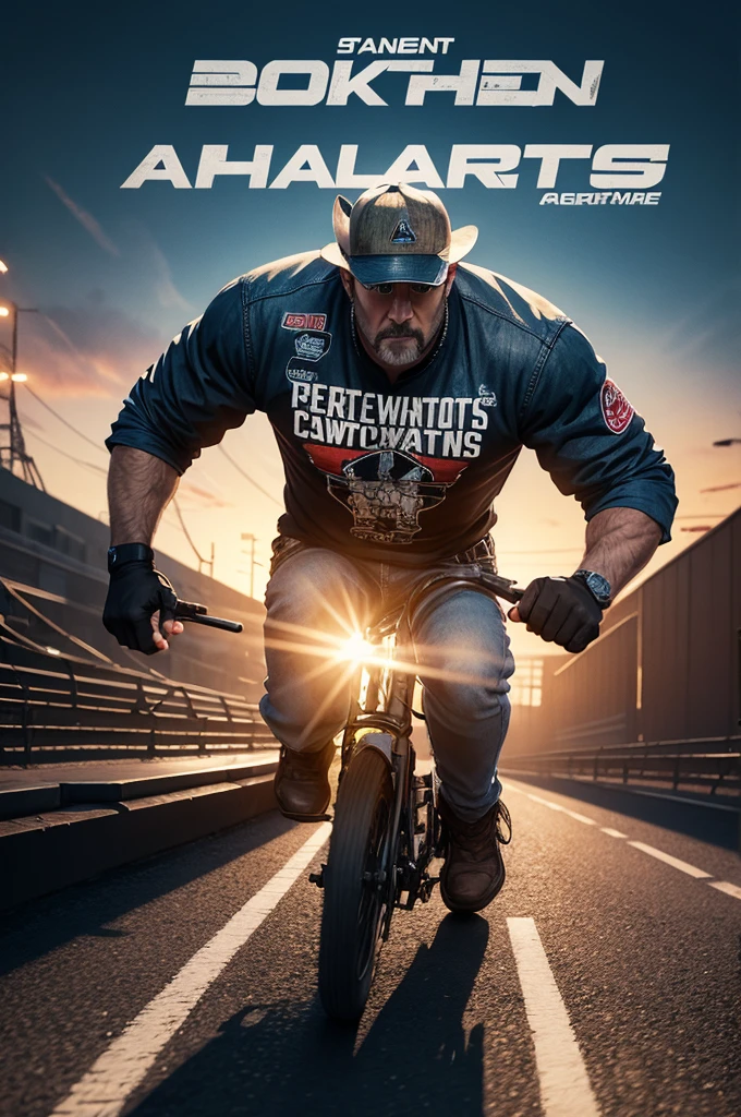 generate shirt art with the asphalt cowboys theme.