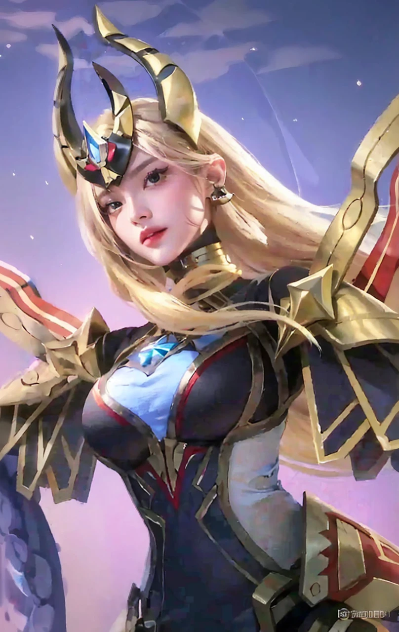 Masterpiece, best picture quality, high quality, beautiful woman, Japanese, popular Korean makeup, detailed, swollen eyes, detailed eyes, detailed skin, beautiful skin, ultra high resolution, (reality: 1.4),very beautiful, slightly younger face, beautiful skin, slender, (ultra realistic), (illustration), (high resolution), (8K), (very detailed) (best illustration), (beautifully detailed eyes), (super detailed), (wallpaper), (detailed face), looking at viewer, fine detail, detailed face, pureerosfaceace_v1, smiling, looking straight ahead, looking straight ahead, angle from waist up, realistic photo, bright lighting, professional lighting, black hair (some green), long hair, dark ruins, big red moon, gorgeous red and black dress, mature woman, long stylish bangs,