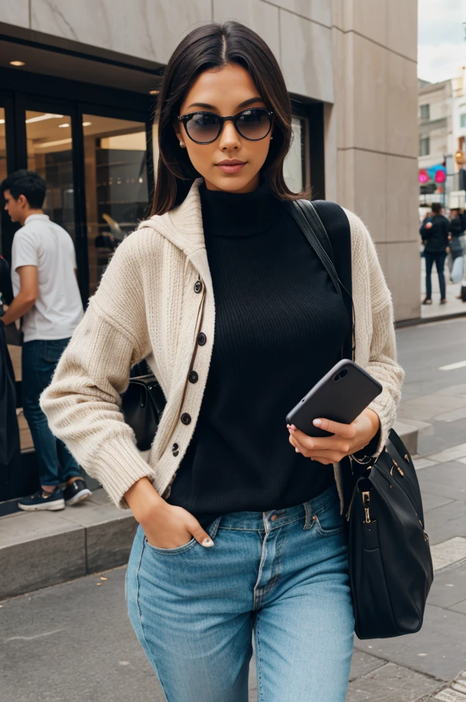 Blackberry phone in hand