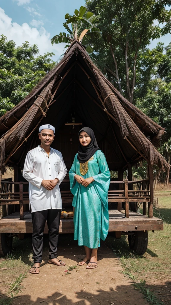 Trailer dimulai dengan adegan matahari terbit perlahan-lahan di ufuk timur, memancarkan cahaya yang hangat ke atas ladang yang luas. Suara adzan yang merdu bergema di kejauhan, memanggil umat Muslim untuk mempersiapkan diri menyambut hari yang suci. Gambar-gambar menggambarkan sebuah desa kecil yang terhampar di tengah perbukitan, dengan rumah-rumah tradisional yang berjejer rapi di sepanjang jalan tanah