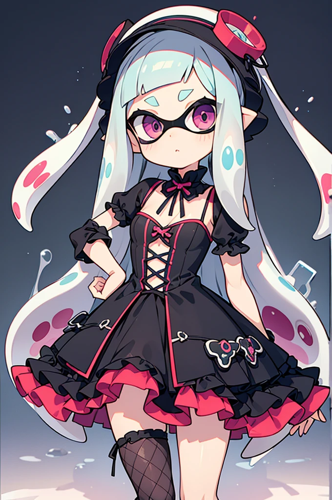 3D Images、Splatoon Inkling Girl 1/7 scale figure、Product sample image、Figures with interchangeable outfits、Supervised by Nintendo、Lolita Clothing、Gothic Clothing、Swimwear、