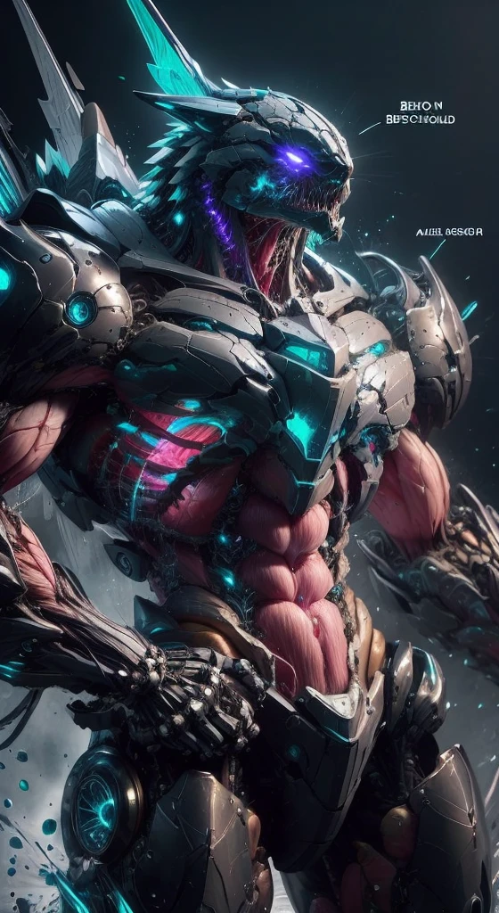of尾巴ed, ultra-of尾巴ed, masterpiece, 8k wallpaper,(bio Mecha:1.5),(Mecha:1.4),
, (muscle:1.3), (muscle tissue:1.5), (colorful Mecha:1.4)
(dramaticangle:1.3),(Dynamic Angle,:1.2), (Mecha ofsign (of):1.6), (mdof:1.3),
, No humans, 黑色Mecha,Wears a black loincloth,人形monster, Big Tail, 独自of, Mecha, Science fiction, 永恒of, Luminescence, teeth, nails, White eyes, monster, 簡單of背景, sharp teeth, English text, nail,saliva,Lots of saliva