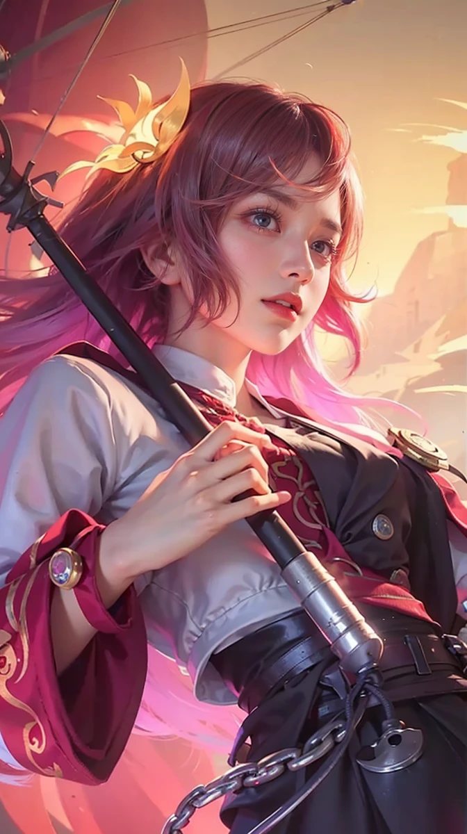 a close up of a woman wearing a red hood like a ruby wearing a patch over one eye, shadowbringers cinematic, 4 k detail fantasy, a beautiful fantasy empress, game cg, xianxia fantasy, xianxia hero, 2. 5 d cgi anime fantasy artwork, cinematic goddess close shot, ruan jia and artgerm, wow 4 k detail fantasy, hyperdetailed fantasy character, (8k, RAW photo, photorealistic:1.25) ,( lipgloss, eyelashes, glosace, glossy skin, best quality, ultra highres, depth of field, chromatic aberration, caustics, Broad lighting, natural shading,) looking at viewer with a serene and goddess-like happiness, smile.