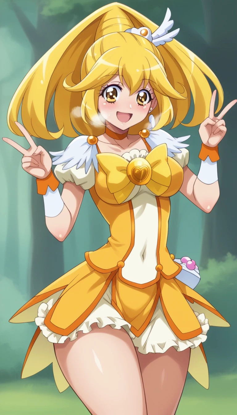 score_9, score_8_up, score_7_up, indoor,
BREAK
source_anime, 
BREAK
1girl, curepeace, yellow hair, elect big nipple, large breasts, happy, spoken heart, 
navel,
tall, leggy, glistened skin, oiled skin, shiny skin, heavy breathing, wide hips, tight waist, thick thighs,
contrapposto,
looking_at_viewer,