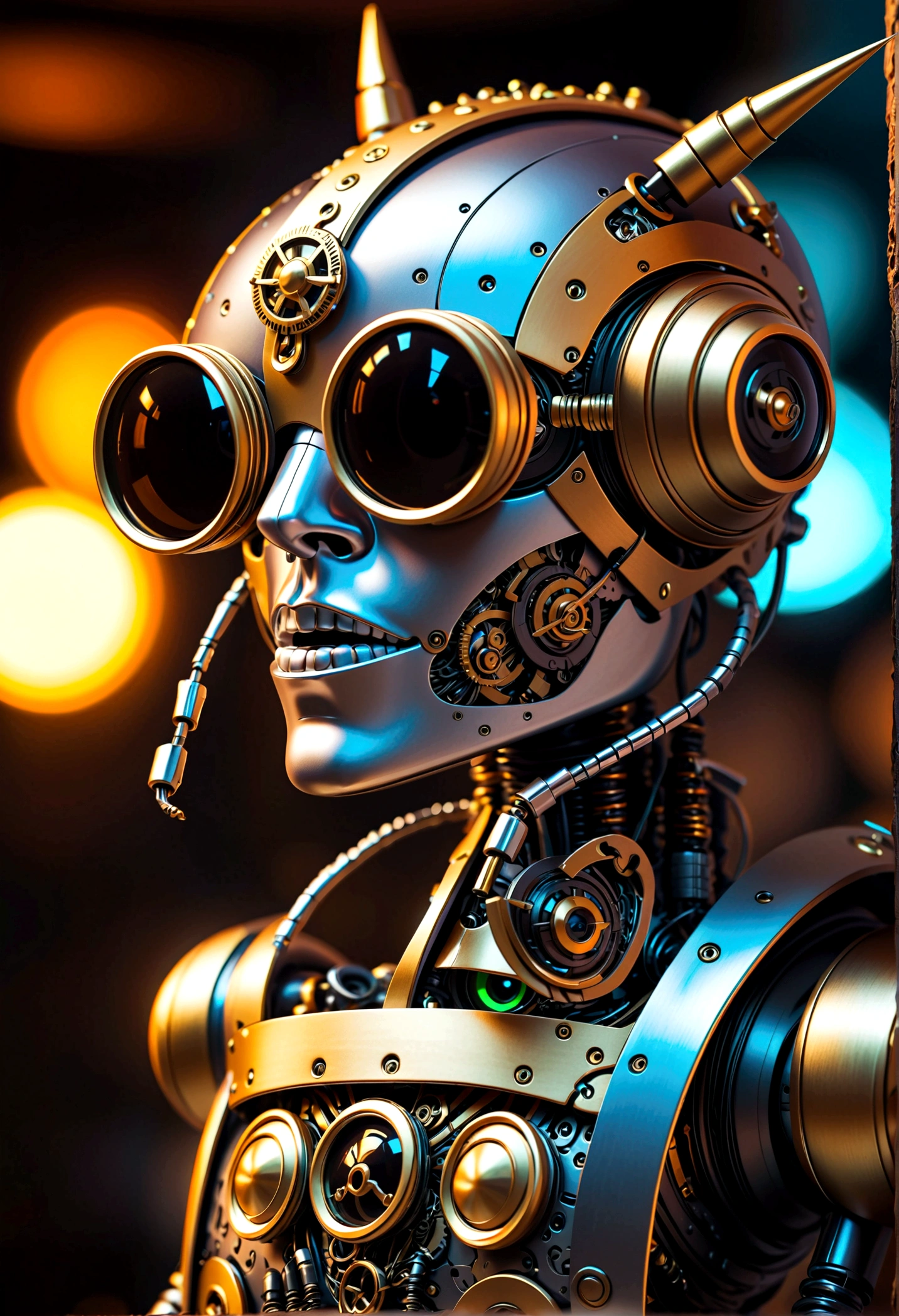 Pirate punk robot, eye Patch