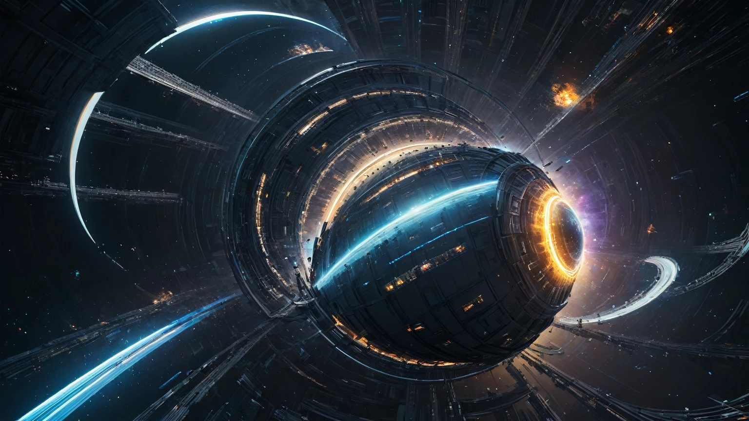 brightly colored abstract image of a space station with a spiral, epic beautiful space scifi, chaotic cinematic space rift, greg beeple, planets colliding, beeple and tim hildebrandt, beeple and jean giraud, end of the universe, galaxy space sci-fi, ringworld, by Mike "Beeple" Winkelmann. Matrix style, (((((Matrix cascading code))))), (((((a futuristic twin tower skyscraper with a unique twisted design))))), (((((OLED GUI interfaces in the building))))), at night, (((((1girl, solo))))), photo realistic, (((large-breast:1.2 slim body, cleavage))), (((off broken mini sling-shirt and black sling bra, extreamly short pleated miniskirt exposing panty))), (((((running pose))))), (((((((((matrix style black micro sunglasses))))))))), ((((((((((aiming with a short gun)))))))))), (((((looking at camera))))), (((very low view))), (((((half-body thigh level medium shot))))), (((cinematic lighting))).