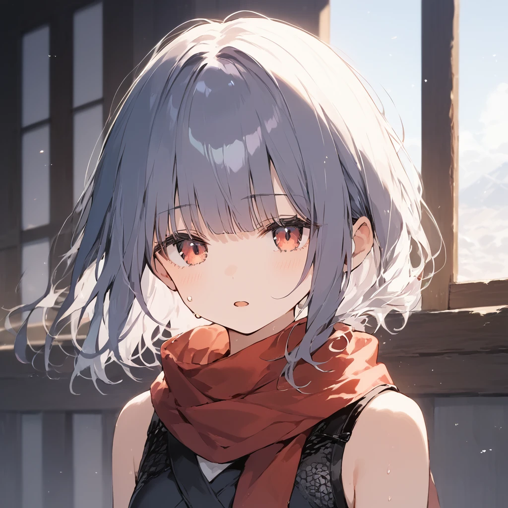 score_9, score_8_up, score_7_up, source_anime, best quality, masterpiece,ultra-detailed,official art, absurdres, highres, waifu2x, break,1girl, ninja, short hair, blunt bangs, small breasts,beautiful detailed eyes, expressionless, sleeveless, scarf, sweat, open mouth, (yawn:0.3), sleepily, night, outdoors, break,(clear line illustration:1.2),very high resolution, very aesthetic, super detailed skin, Best cinematic lighting powered by famous artist, 8k,cute picture,beauty illustration,photoshop_(medium),,(Detailed Lighting),best anime 8k konachan wallpaper, pixiv contest winner,