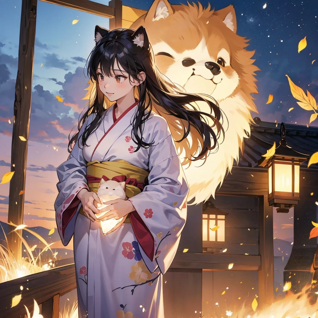 Shiba Inu、yukata、yurukawa