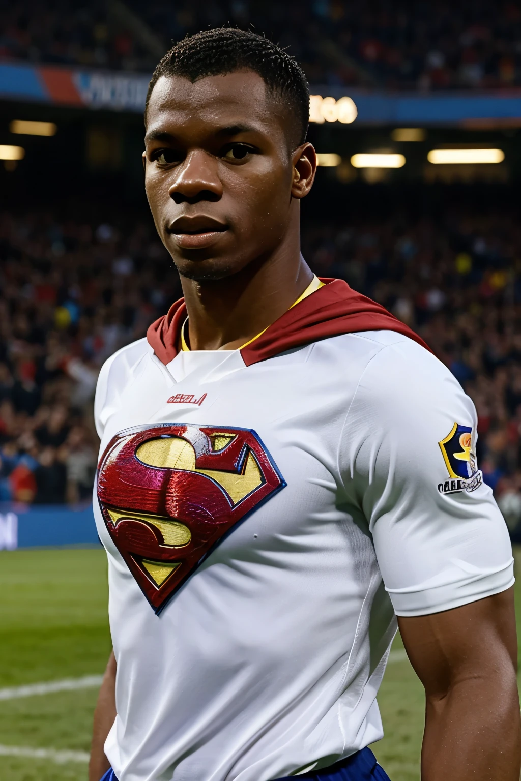 Enner Valencia con traje superman