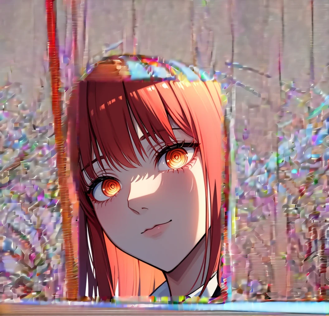 bangs, office background