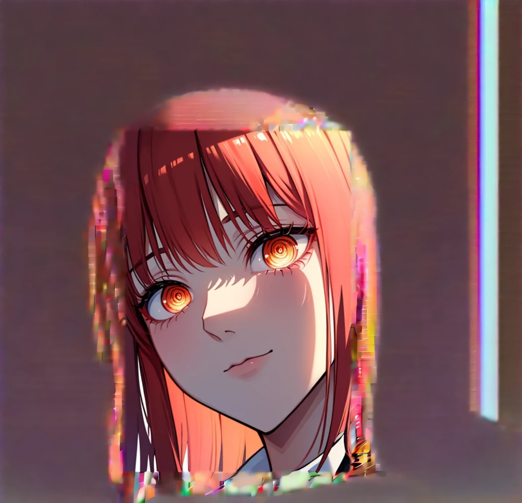 bangs, office background