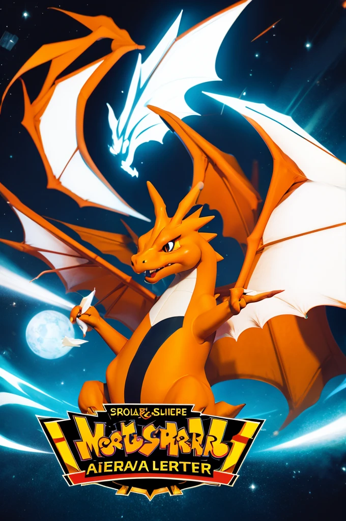 Charizard,logo,Background white,