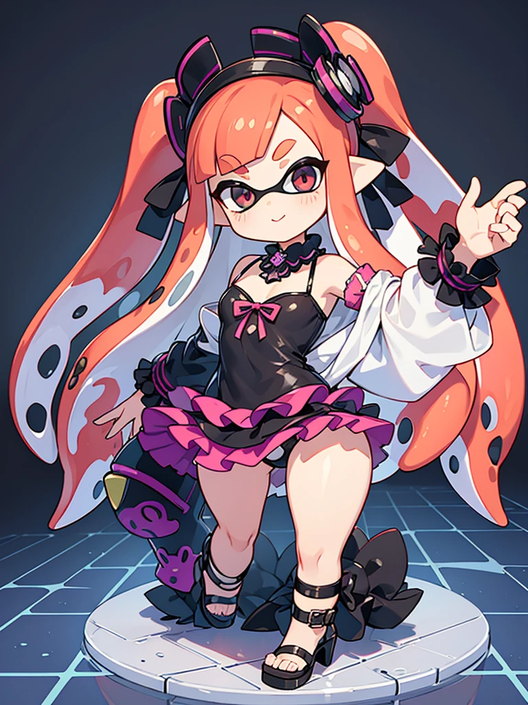 3D Images、Splatoon Inkling Girl 1/7 scale figure、Product sample image、Figures with interchangeable outfits、Supervised by Nintendo、Lolita Clothing、Gothic Clothing、Swimwear、