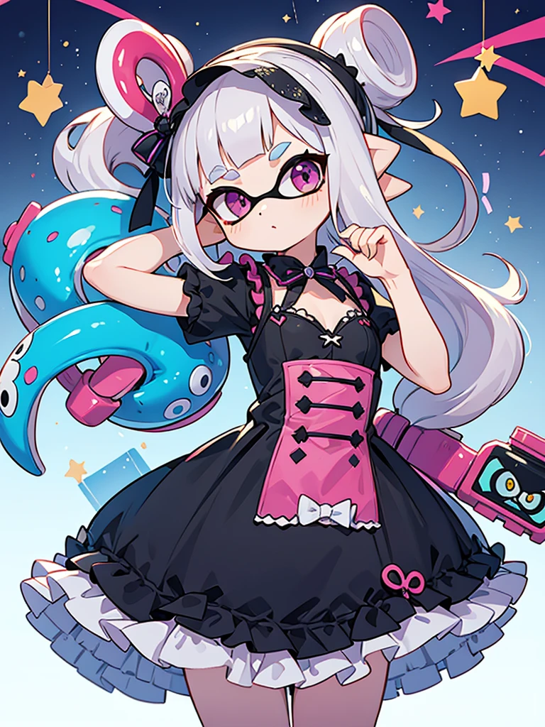 3D Images、Splatoon Inkling Girl 1/7 scale figure、Product sample image、Figures with interchangeable outfits、Supervised by Nintendo、Lolita Clothing、Gothic Clothing、Swimwear、