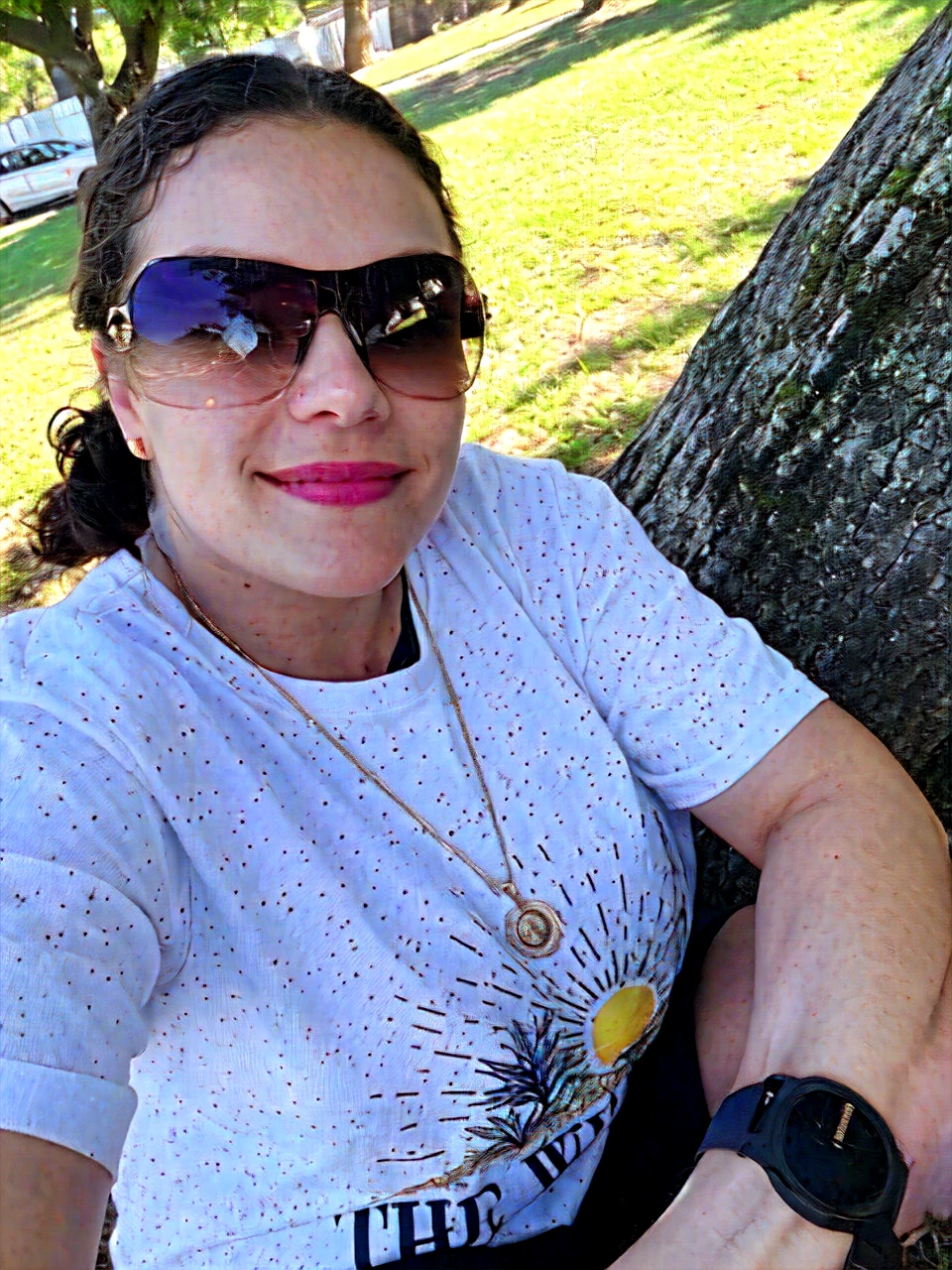 1 woman ((upper body selfie, smiling)), masterpiece, best quality, ultra-detailed, restaurant, (noirte), nature, cheerful, looking at the moon, happy, backpack, light blue closed-sleeved shirt, shadows, contrast, clear sky, style, (warm hue, warm tone: 1.2), close-up, cinematic light, side lighting, ultra high resolution, best shadow, RAW, body face part, serious look, breasts normal, 4k,
