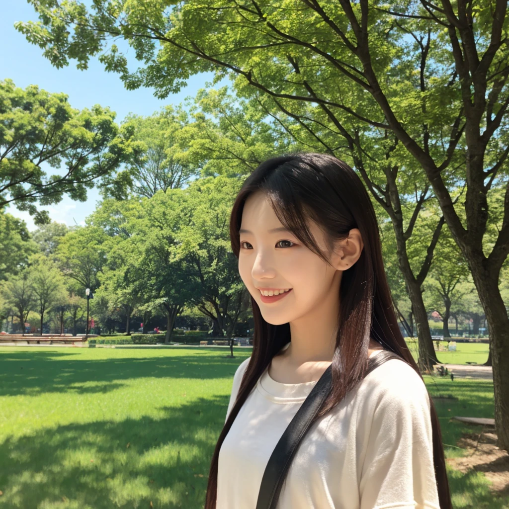 Sunshine Girl,lol,Park Background