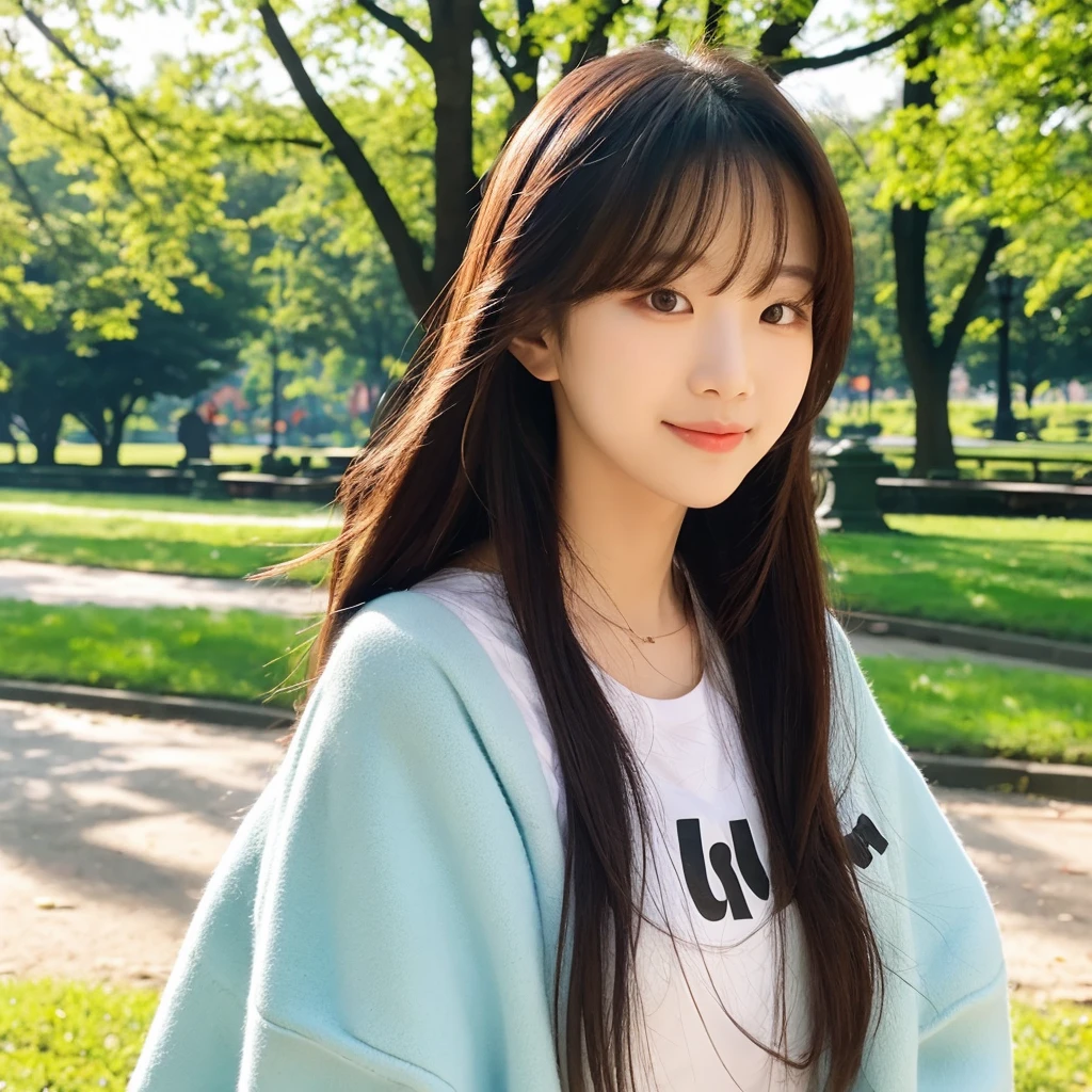 Sunshine Girl,lol,Park Background