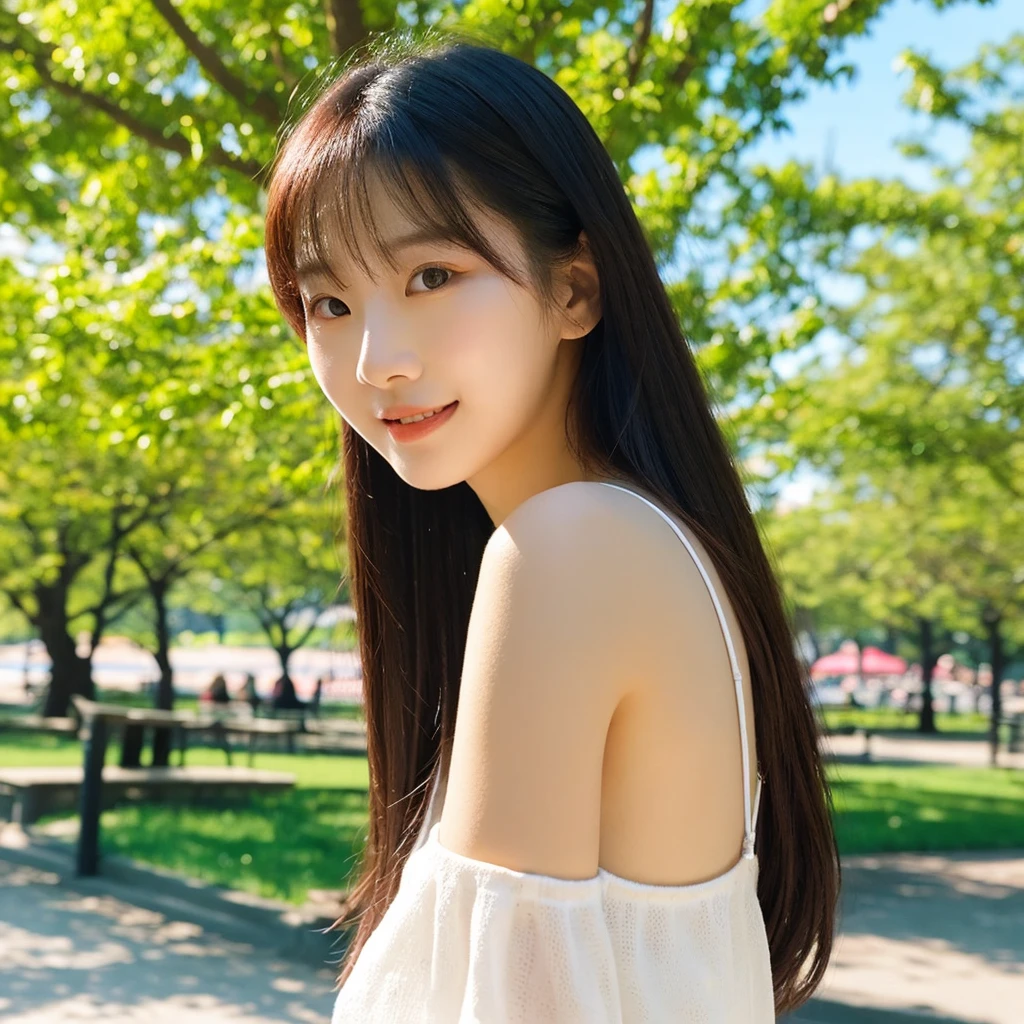 Sunshine Girl，lol，Park Background