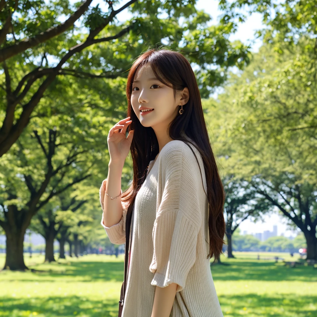 Sunshine Girl，lol，Park Background