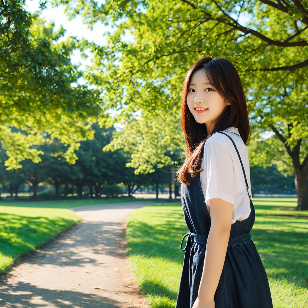 Sunshine Girl，lol，Park Background
