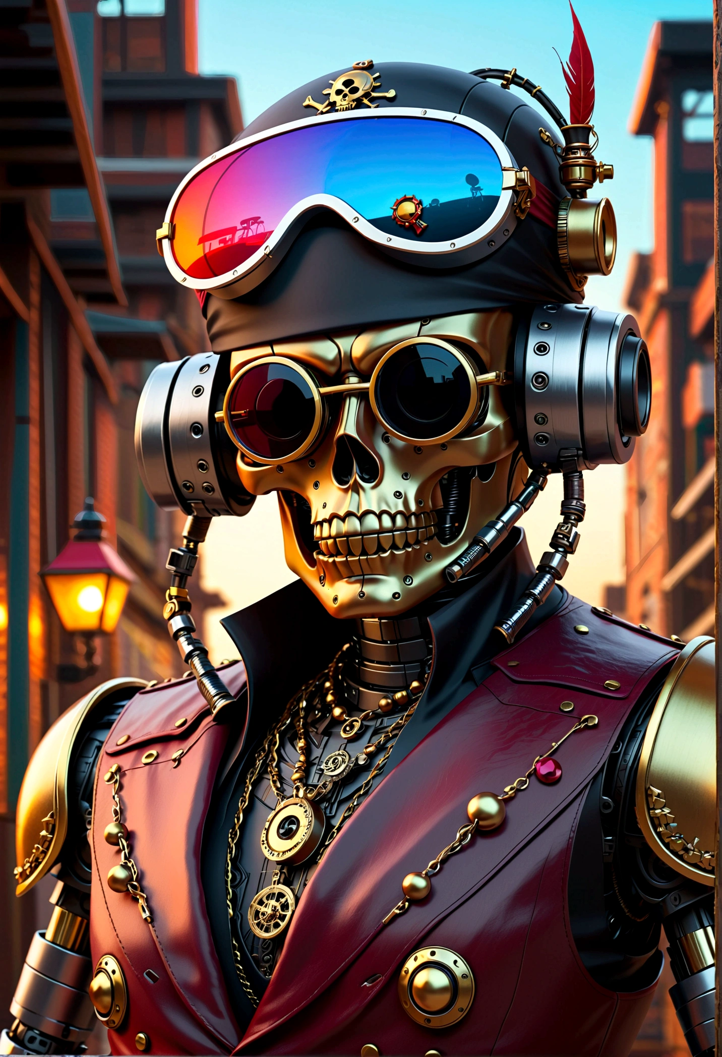 Pirate Punk Robot, Eye patch