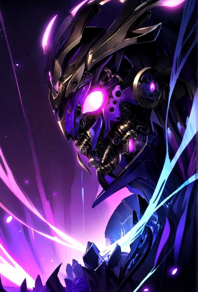 The Fallen Cosmic Angel, Glowing light eyes, biomechanical, Odd, creepy, Nightmarish, Very bright colors, light particles, With glowing light, archive, Art Wallpaper, UHD wallpaper