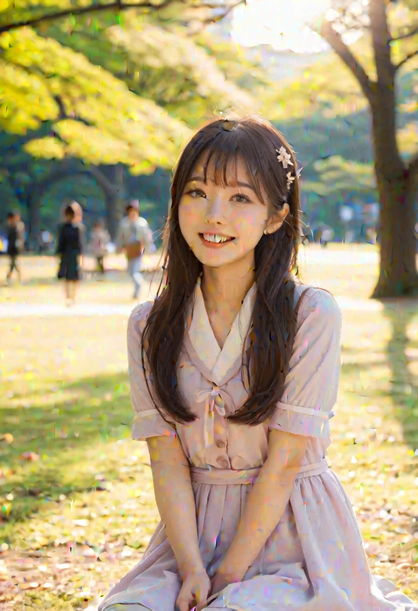 sunshine japanese girl,lol,Park Background