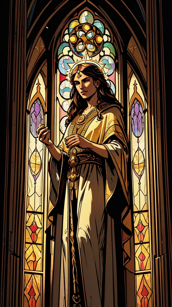 intricate detailed portrait of jesus christ, standing with his disciples, ornate religious scene, high renaissance style, dramatic lighting, rich colors, chiaroscuro, impasto painting technique, masterpiece, best quality, 8k, hyperrealistic, photorealistic, volumetric lighting, dramatic shadows, glowing religious aura, divine presence, reverent atmosphere, classical religious art, sacred geometry, detailed religious iconography, elaborate religious robes and vestments, biblical historical scene, cinematic composition, dynamic pose, thoughtful expression, penetrating gaze, emotive spiritual energy, masterful brushwork, luminous skin tones, vibrant jewel-toned palette, ornate architectural background, grand cathedral interior, stained glass windows, heavenly light, religious iconography, spiritual enlightenment