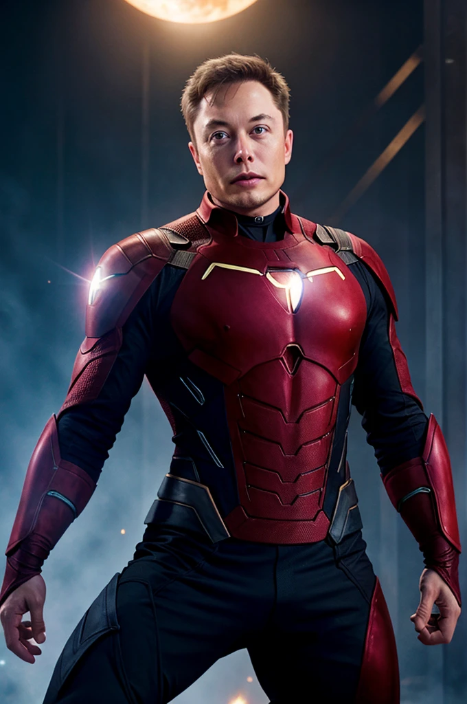 Elon Musk as a marvel hero 