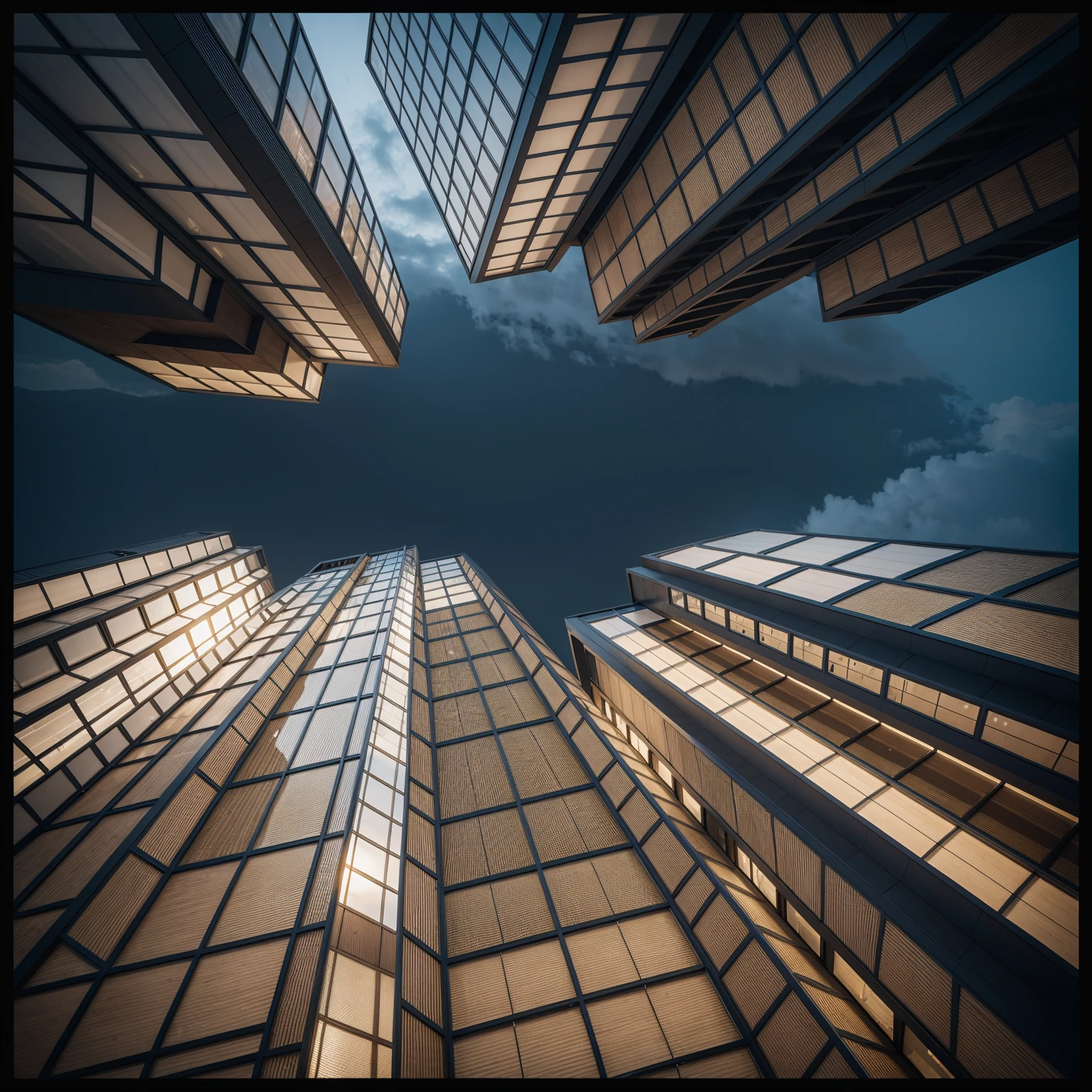 laowang, landscape with wild grass foreground, building, urban, Commercial, terrace, reflection, rainny, rain, humidity,((masterpiece)), (cyberpunk1.3), high las ((best quality:1.4)), (ultra-high resolution:1.2), (realistic:1.4),(8k:1.2), nsanely detailed, buildings, architecture, interior light, landscape, art artarchitecture, (Curvilinear architecture:1.2), masterpiece, realistic, best quality, high-rise office building, architectural renderings, horizen facade,  andscape, cloudy_sky, city, curtain wall, high-rise complex, futurism,Science and technology style,Night scene,City light,