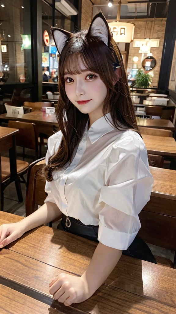 Tabletop, Highest quality, figure, Super detailed, In detail, High resolution, 8k wallpaper, Perfect dynamic composition, Cat ear、Cat ear、Cat ear