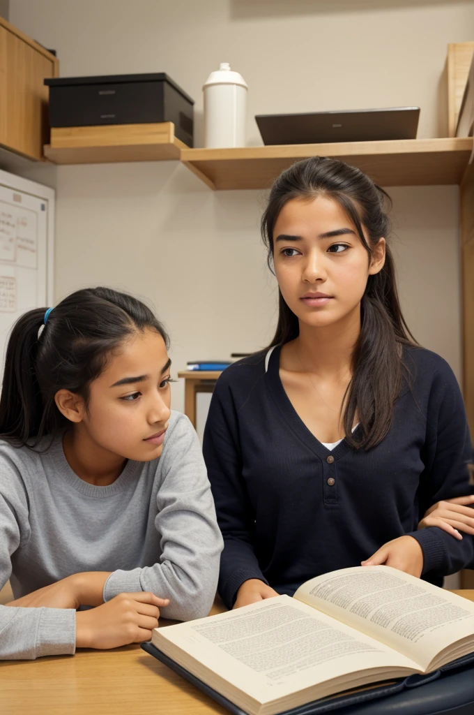 Image of a stressed student versus a relaxed student