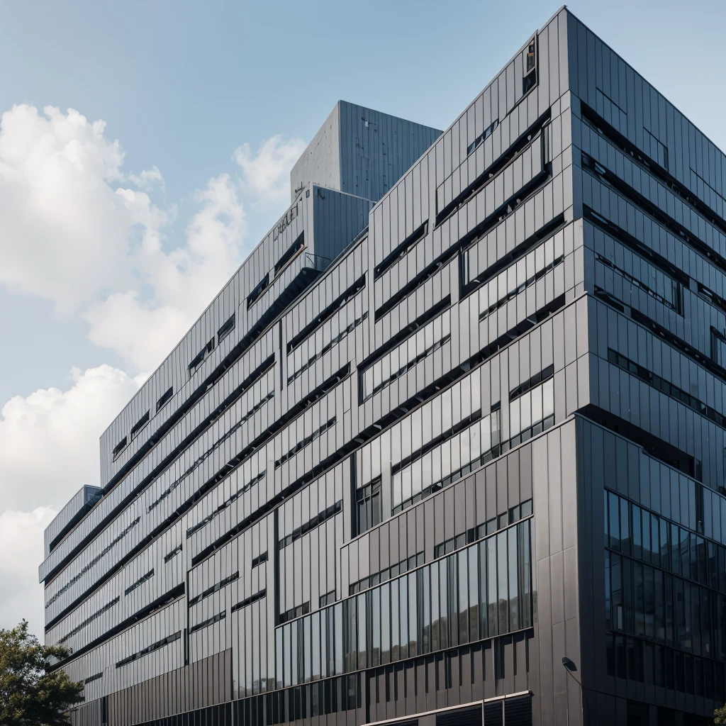 grey　building
