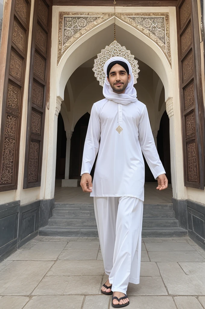 Happy eid mubarak with white bakcgoru d
