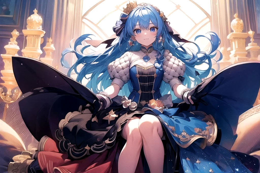 (masterpiece:1.4), (Highest quality:1.4), 8k, (Sweet Third:1.3), Knee-high socks、Long gloves、Wedding dress