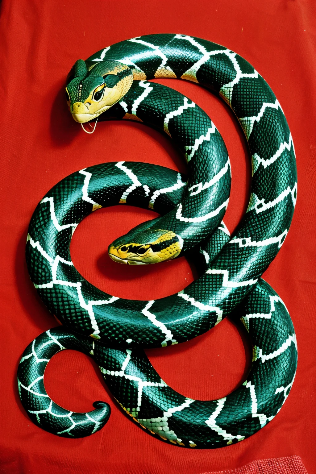 Whole body Snake have a wings