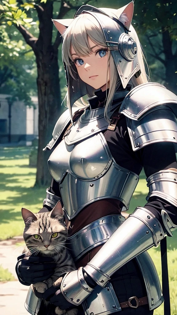Cat in armor