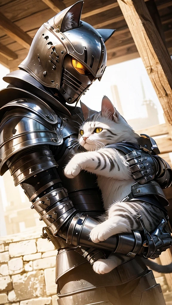 Cat in armor