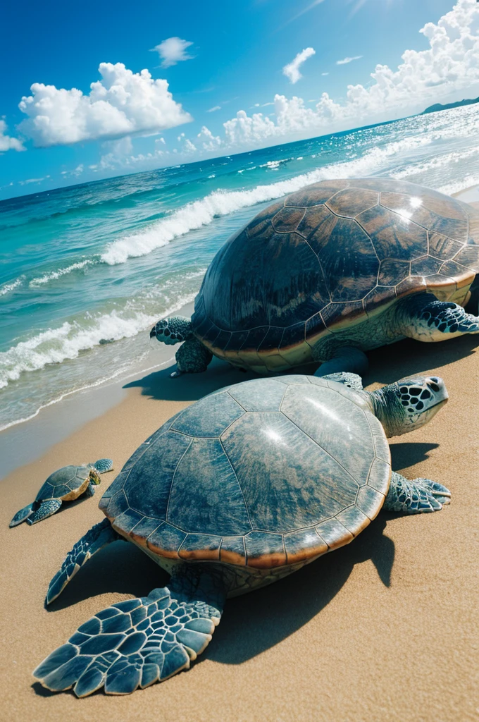 Ocean、turtle、Tropical