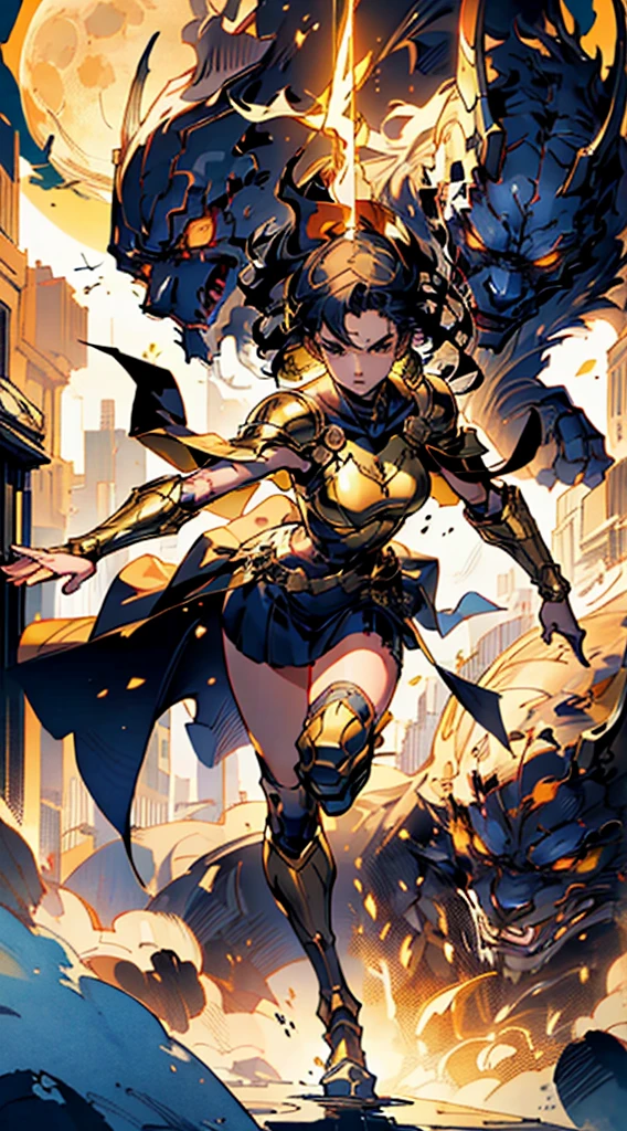 A monster humanoids puppet Master, off gender, with a slender and tall body with joints of doll, lateral cape segmened and semi transparency, legs with a golden and slender armor of moon face in the shoulder, golden and armadured neck, Lampião hat, inspired with a Bard of RPGs, this character crafted fantasy-style, character in anime style, high definition, best quality, highres, ultra-detailed, ultra-fine painting, extremely delicate, professional, anatomically correct, symmetrical face, extremely detailed eyes and face, high quality eyes, creativity, RAW photo, UHD, 8k, Natural light, cinematic lighting, masterpiece:1.5