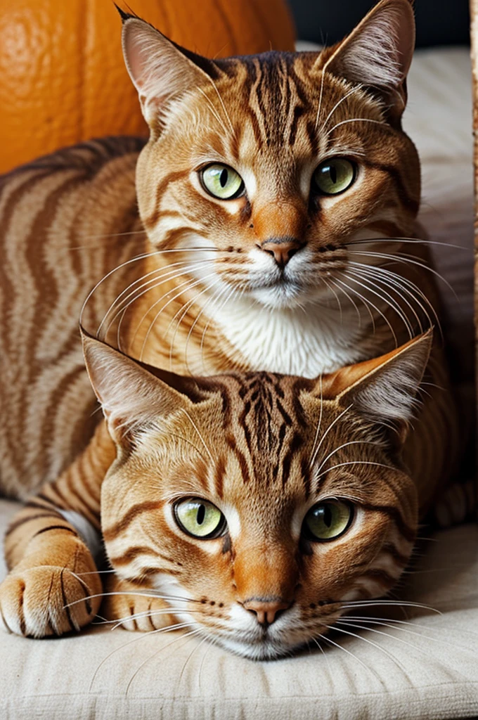Gato de color naranja
